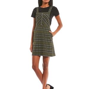 Honey & Sparkle
Super cute -Plaid Print Quarter Zip Front A-Line Skirtall